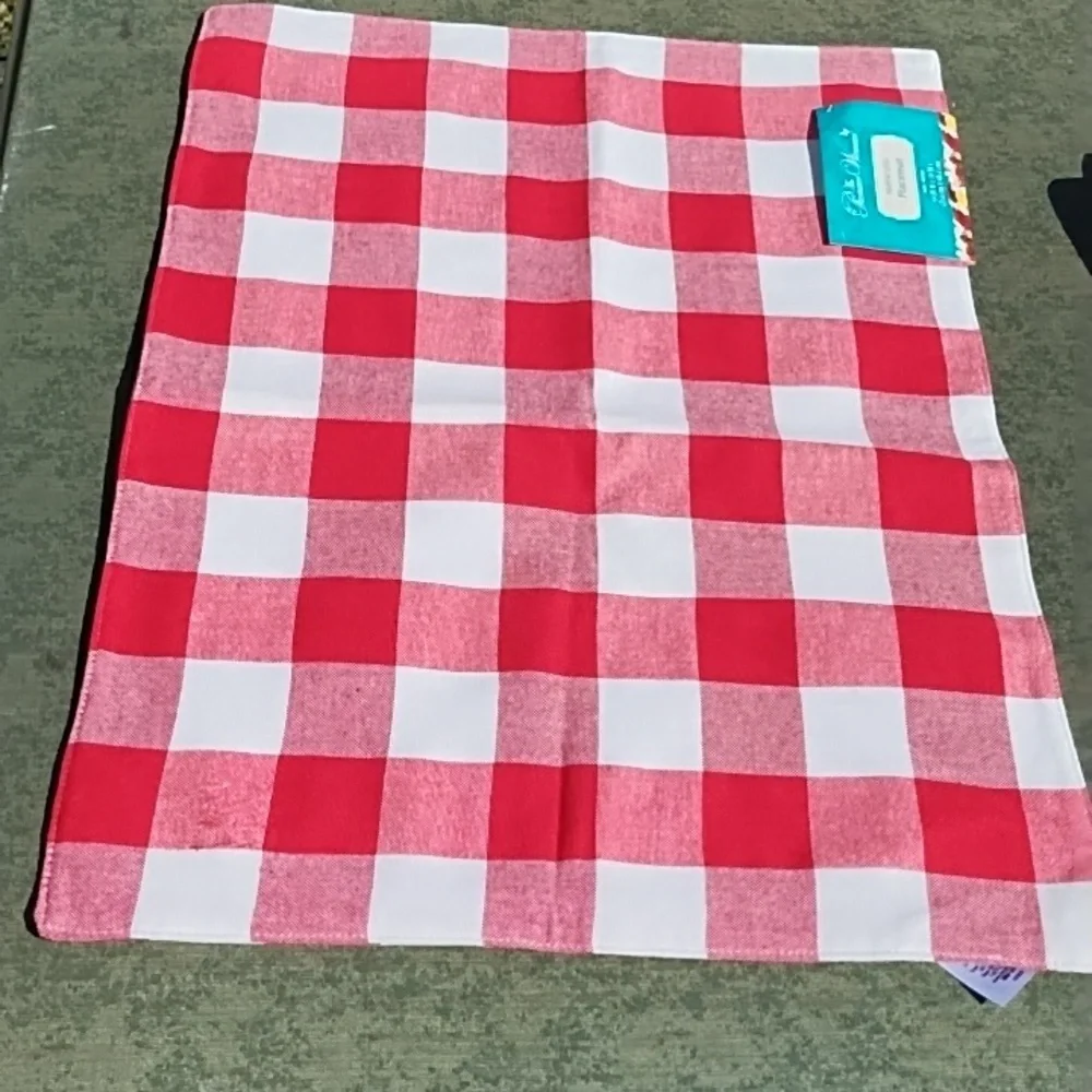 COPY - The Pioneer Woman Red and White Checkered Placemats(Set of 4)